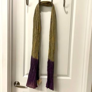NWT Matta purple/tan scarf